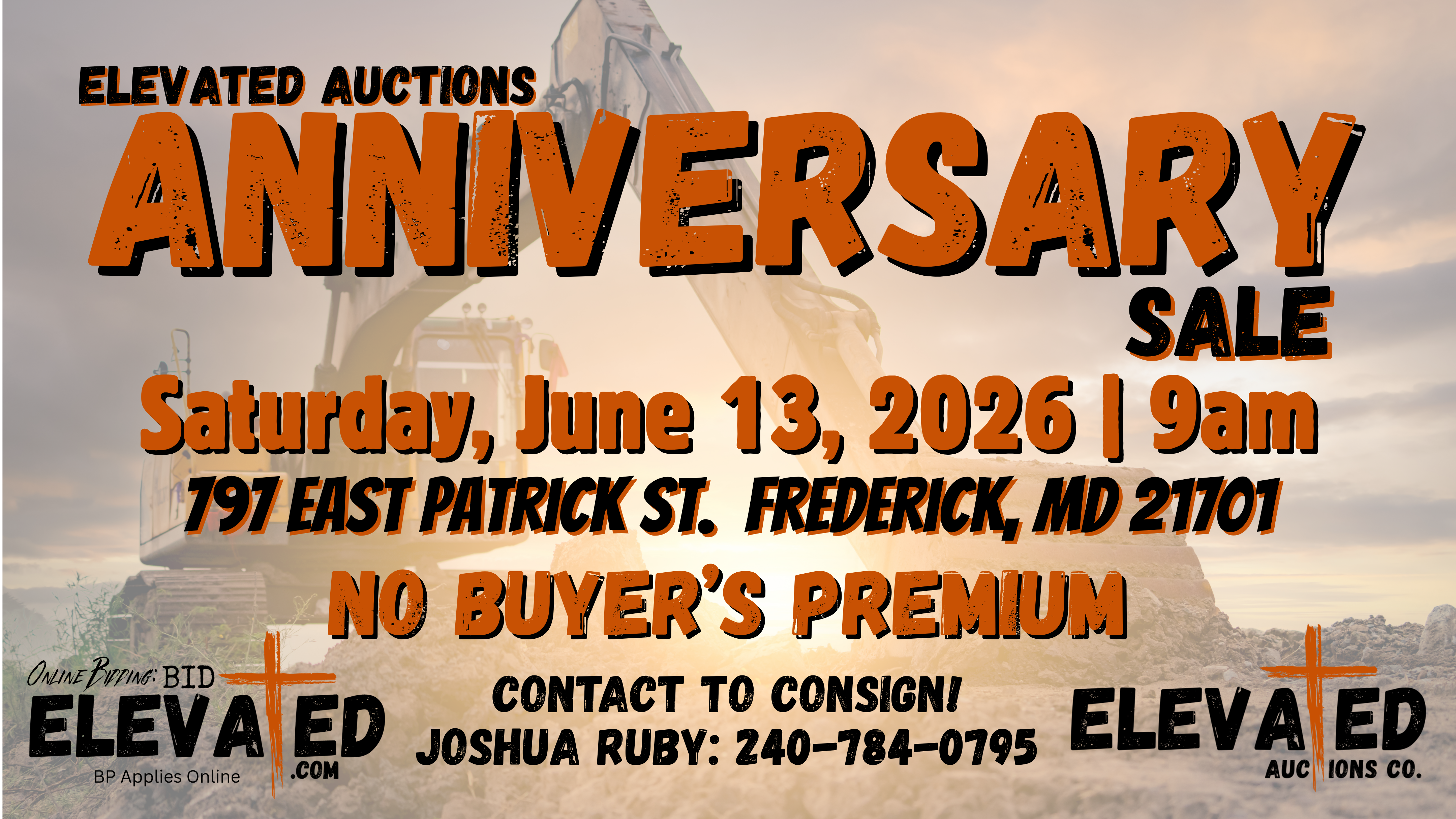Elevated Auctions Anniversary Sale