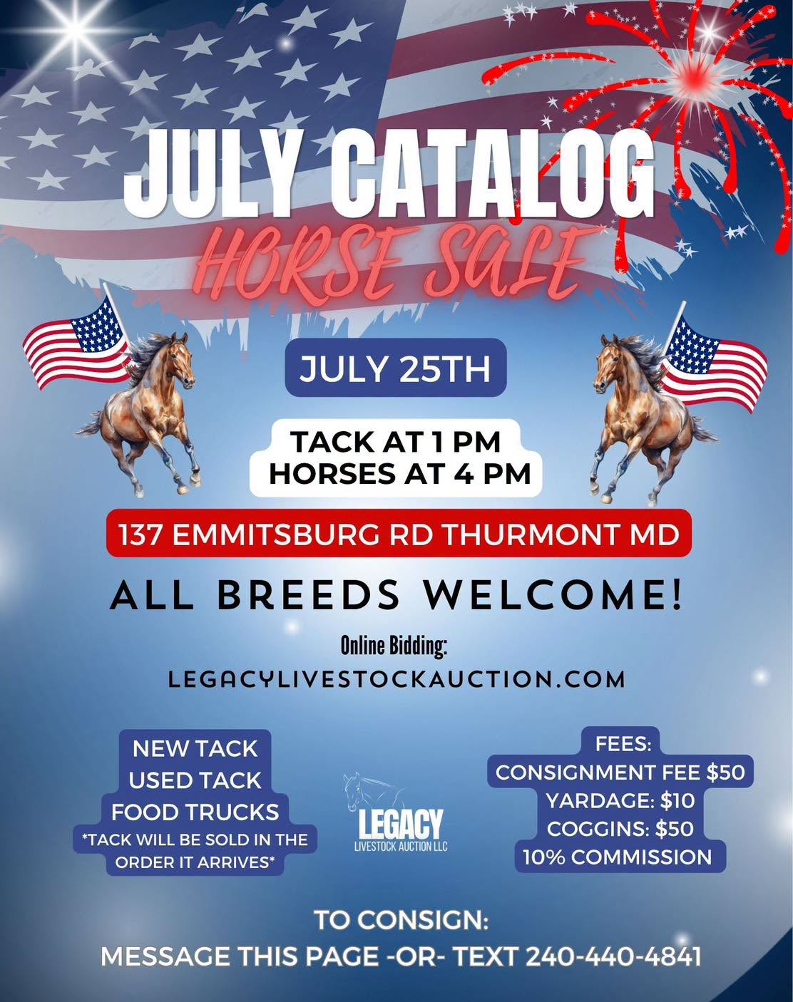 July  Horse Sale